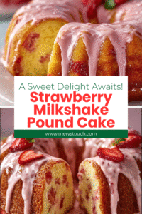 Strawberry Milkshake Pound Cake: A Sweet Delight Awaits! 1 35